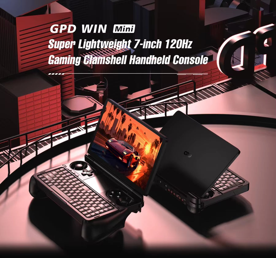 New 2025 Versio GPD WIN Mini AI 9 HX 370 7 Inch Handheld Gamepad Tablet 64GB RAM 2TB SSD Pocket Mini Laptop Game Player Console