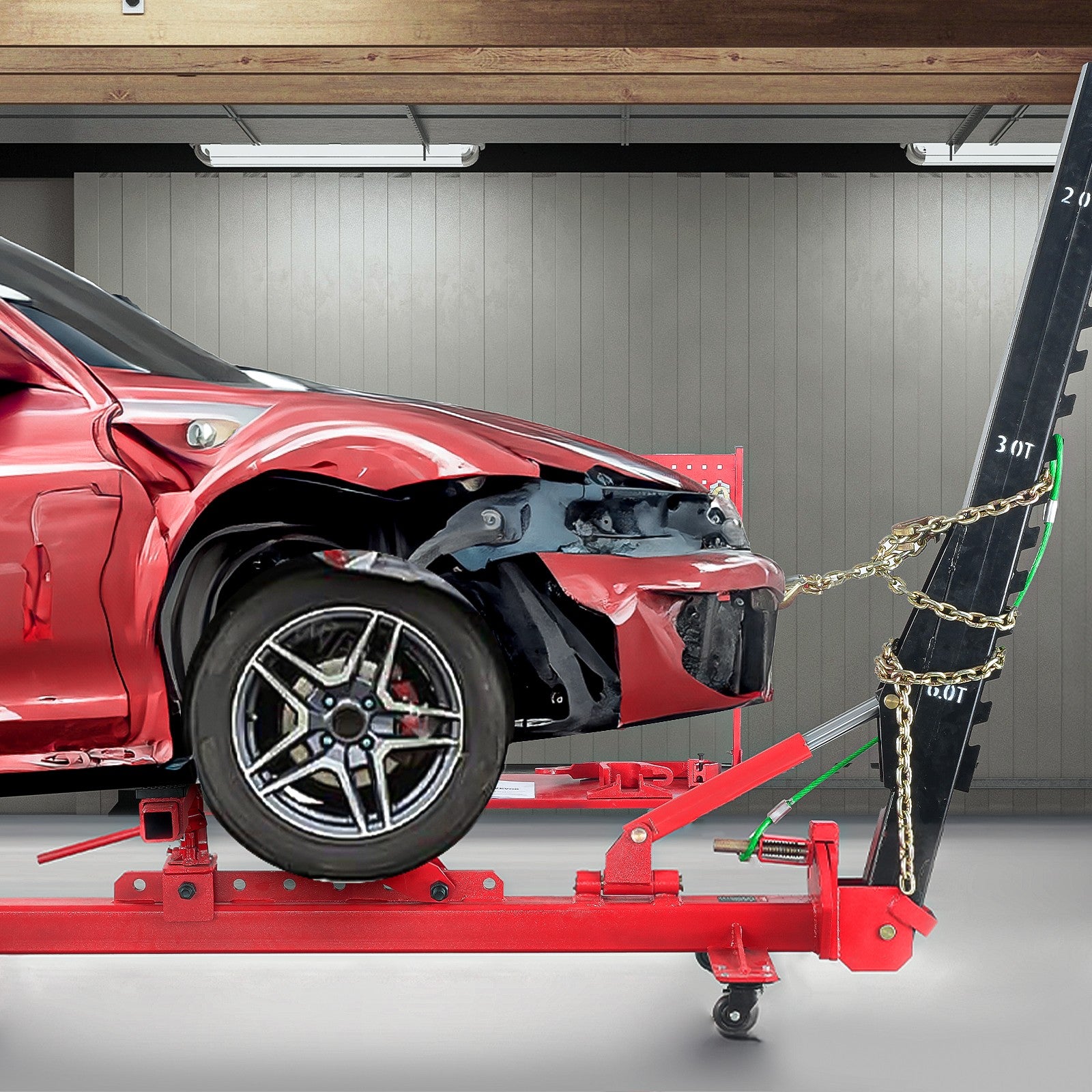VEVOR Estrattore Carrozzeria Auto Morsetti Sollevatore Airbag Pompa Idraulica