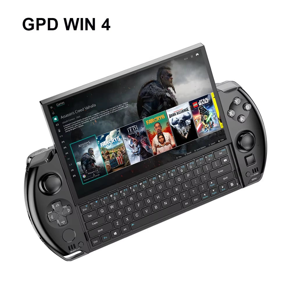 GPD WIN 4 Handheld Gamepad Tablet 6Inch  AI 9 HX 370 Mini PC 32GB RAM 1/2TB M.2 2280 SSD Colorful Lights Game Player