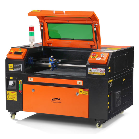 VEVOR Macchina Incisione Laser Compatta Stampante CO2 50W Piano Lavoro 30X50 Cm