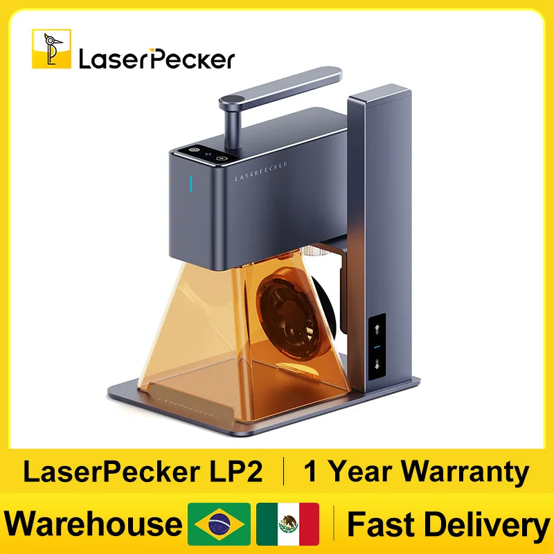 Laserpecker 450Nm Laser Engraver Portable Handheld MINI Engraver Machine for Cutting Wood Metal Leather LOGO Mark