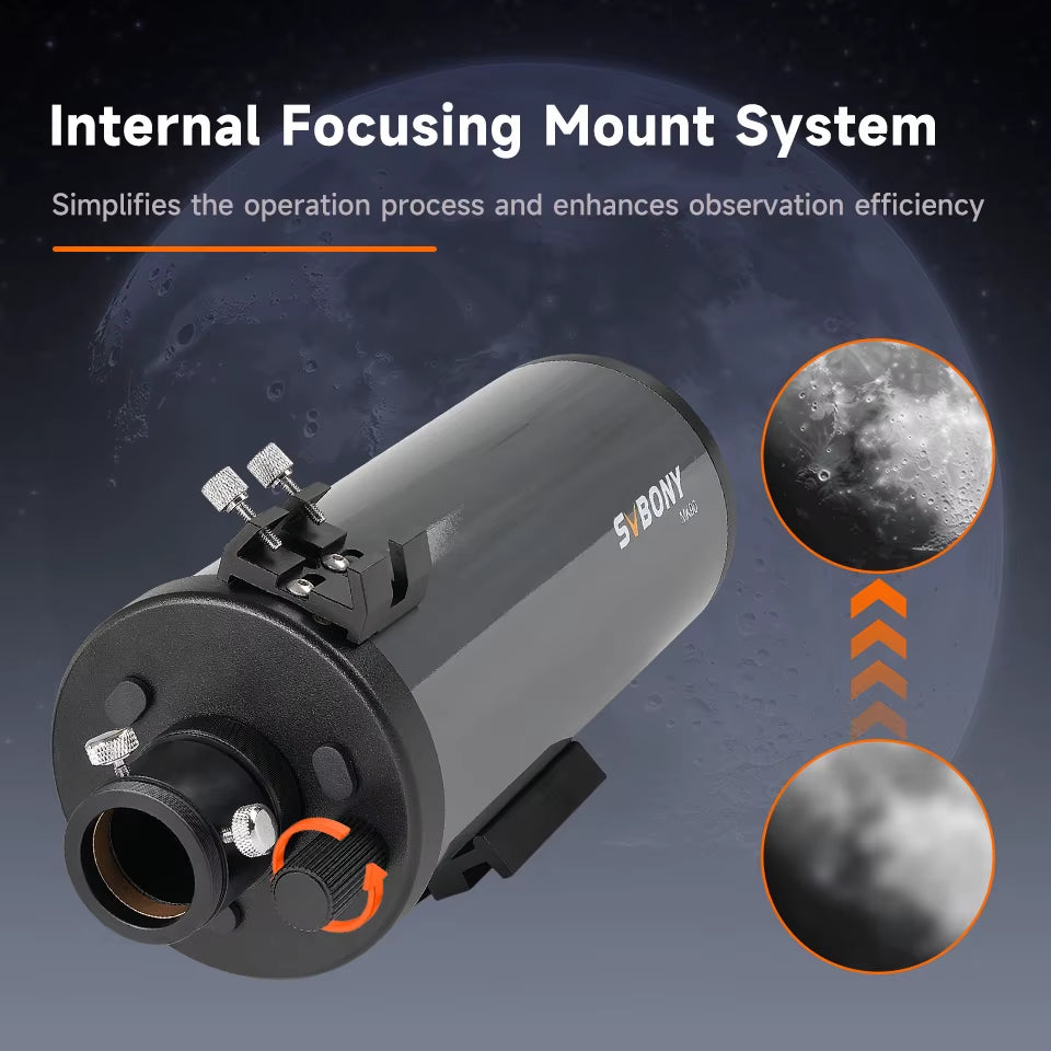 MK90 Maksutov-Cassegrain Telescope 90Mm Aperture, Portable Grab-And-Go , Ideal for Lunar,Planetary Observations