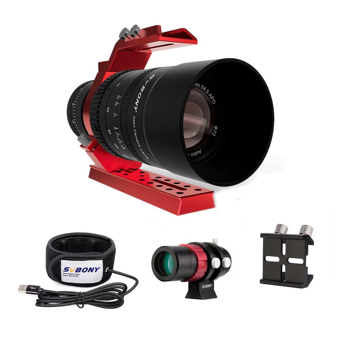 SV555 New Upgrade Astrophotography Telescope APO 243Mm F/4.5 Telephoto Camera Lens for Full Frame Sky Imaging