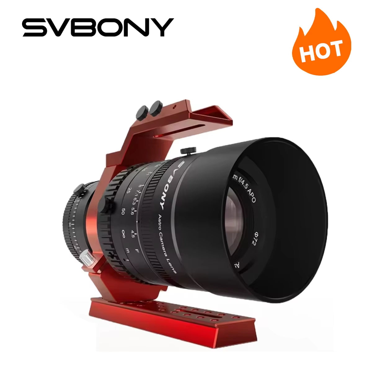 SV555 New Upgrade Astrophotography Telescope APO 243Mm F/4.5 Telephoto Camera Lens for Full Frame Sky Imaging