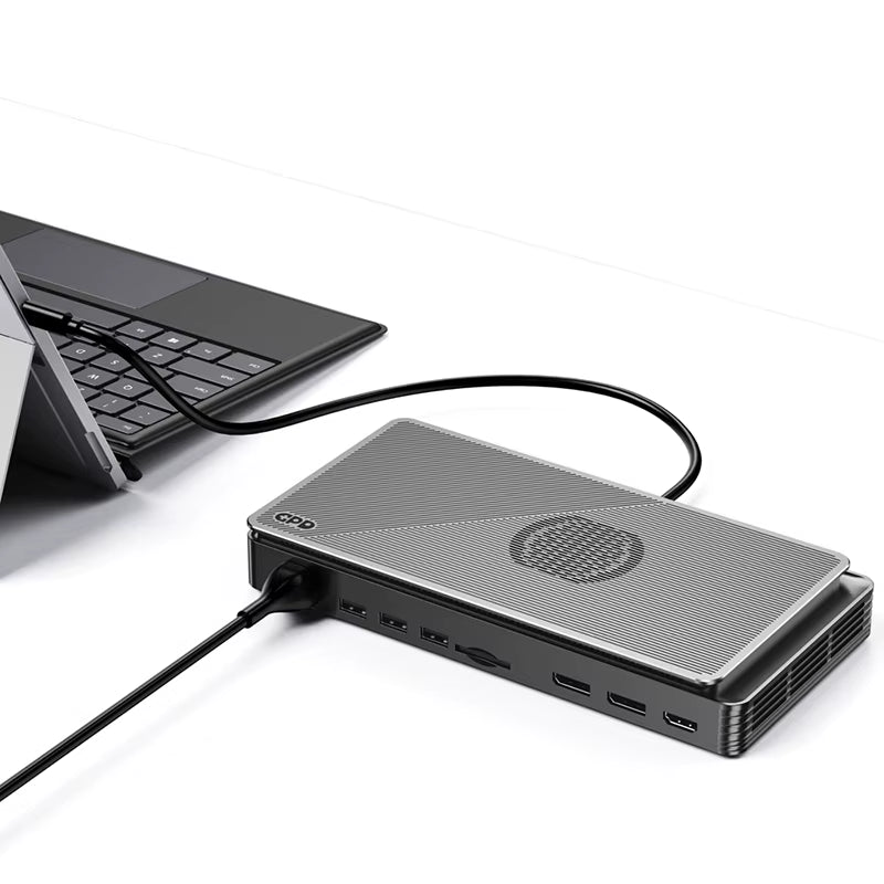 2025 Latest GPD G1 Graphics Card Expansion Dock USB 3.2 Type a SD 4.0 HDMI Compatible SD 4.0 Card Reader Displayport 1.4A