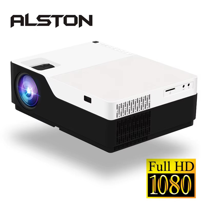 M18 Full HD 1080P Projector 4K 5500 Lumens Cinema Proyector Beamer Android Wifi Bluetooth Hdmi-Compatible VGA AV USB